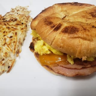 HAM EGG AND CHEESE CROISSANT